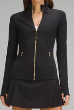 LULULEMON DEFINE JACKET NULU BLACK/GOLD SIZE 2 AND 8 LAST ONE NWT