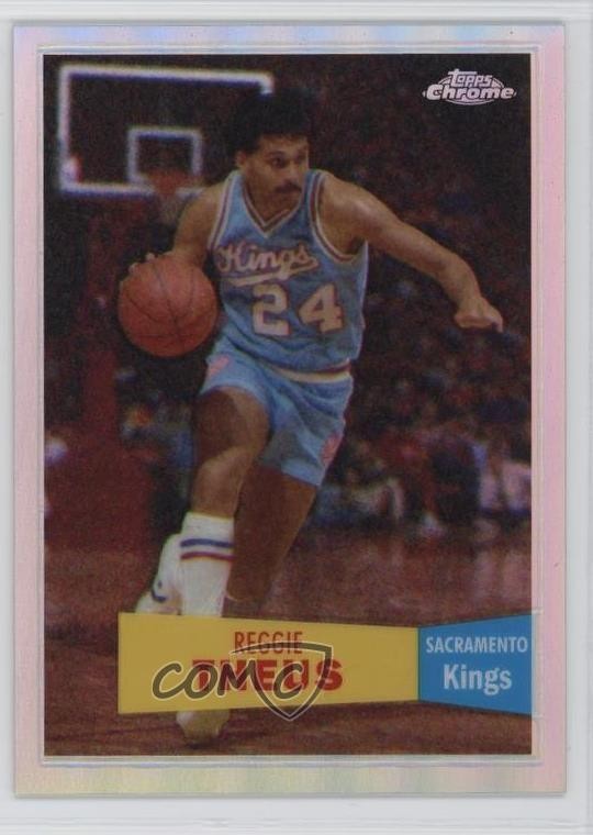 2007-08 Topps Chrome 1957-58 Variations Refractor 723/999 Reggie Theus #72 09is