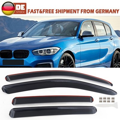 Windabweiser Regenabweiser Für BMW 1 Series F20 2011-2019 5-Türer schwarz getönt