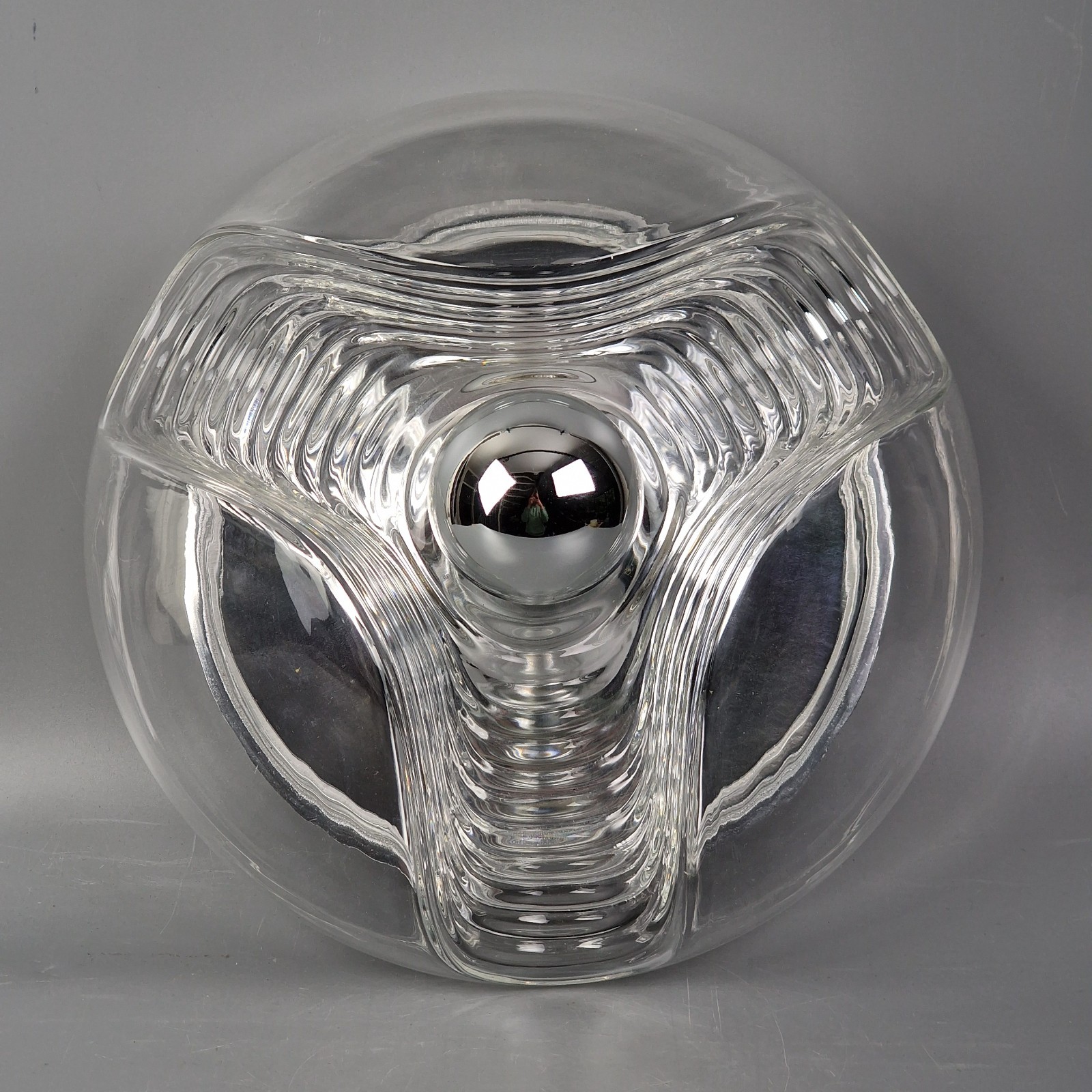 Foto 4 van Vintage Ceiling Lamp, Peill & Putzler “Wave” / “Futura”, Ø 32 cm, space age