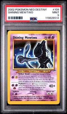 2002 POKEMON NEO DESTINY #109 SHINING MEWTWO PSA 9 | eBay