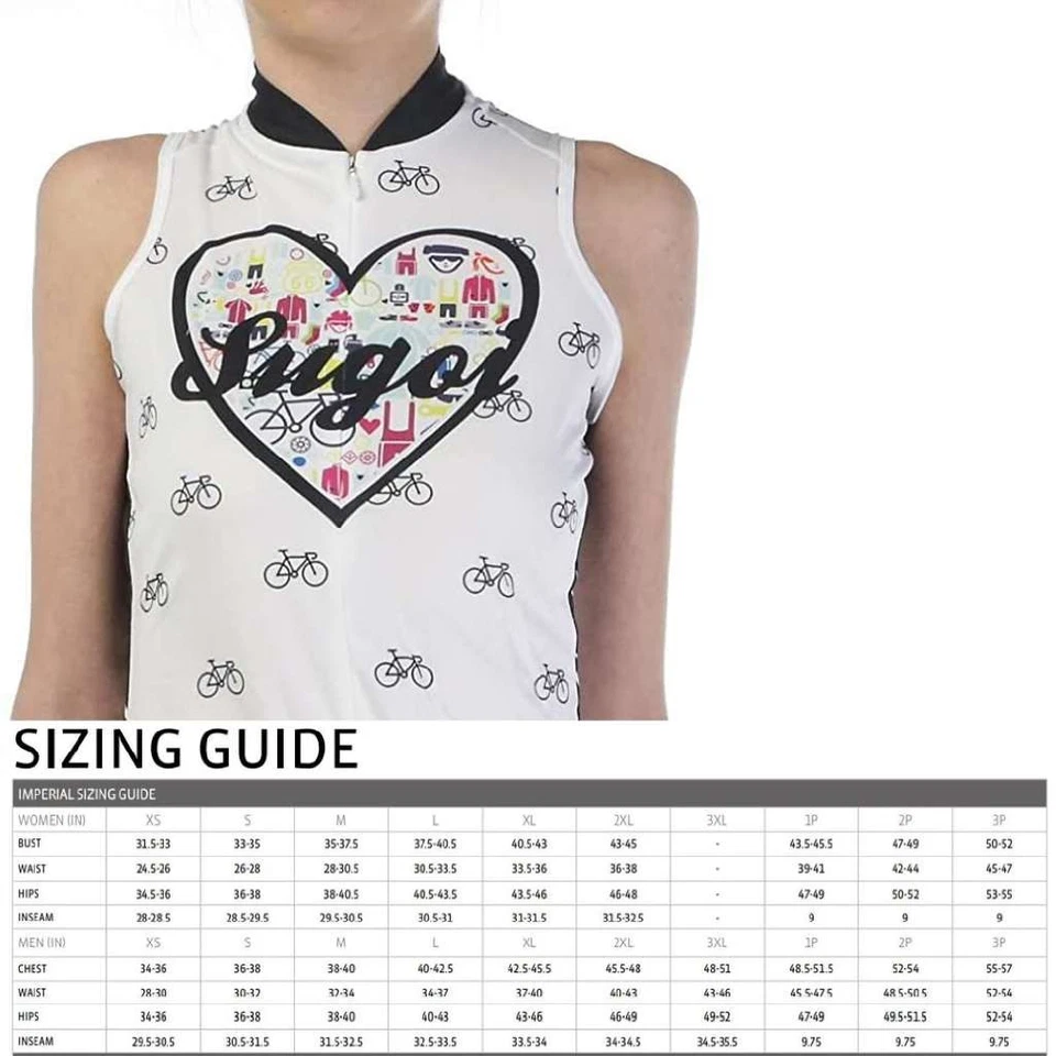 SUGOi Women's I Heart Bikes Short Sleeve Jersey, White, Small - Image 2 of 2