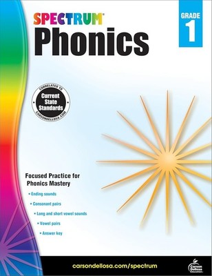 Spectrum Phonics Learning 1st Grade Workbook