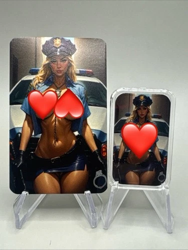 officer - 1 troy oz .999 Fine Silver Colorized Bar w COA 4 /100