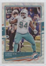 2020 Panini Donruss Optic Wave Prizm 188/199 Christian Wilkins #62 0nj5