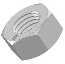 Metric Class 8 Hex Nuts, M6-1.0 - (Pack of 100)