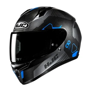 HJC C10 Aspa full face motorcycle motorbike Helmet - Black / Grey / Blue