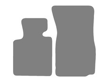 Fu�matten passend f�r BMW Z4 Roadster Typ E85 (Baujahr 2003 - 2009), Dura grau