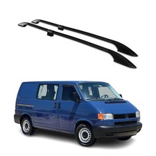 Alu Dachreling Relingträger für VW T4 1996-2003 Kurzer Radstand L1 Schwarz