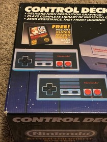 Nintendo NES-001 Control Deck Console Boxed Complete w/ Super Mario Bros