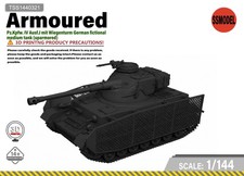 SSMODEL 1/144 Pz.Kpfw. IV Ausf.J mit Wiegenturm Resin Model Kit TSS1440321