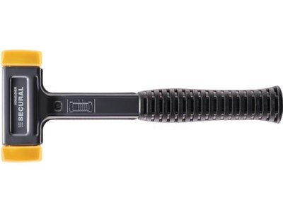 HALDER 3380045 Schonhammer SECURALKopf-D.35x45mm Hickoryrückschlagfrei mittelh.P
