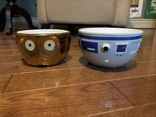 Star Wars ceramic bowls rare - C-3PO & R2D2