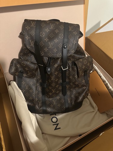 Louis Vuitton Christopher Backpack PM Brown Canvas