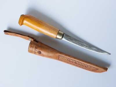 1970er Filetiermesser J. MARTTIINI, Messer, Finland, Lapinleuku Normark