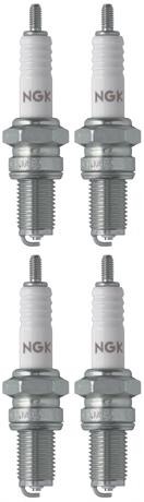 Set 4 NGK Standard Spark Plugs for Kawasaki KZ550-C 1983-1980 Engine 550cc