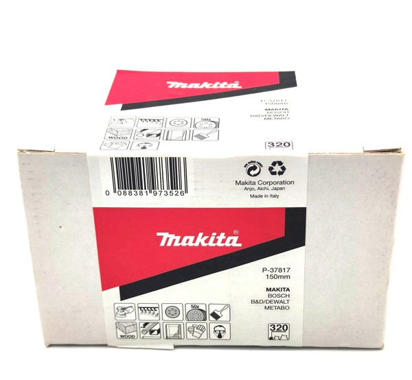 Makita Schleifpapier Exzenterschleifer Klett Ø 150 Mm/K320/50 Stk. #P-37817-image