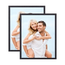 ATOBART 8x10 Picture Frame Set of 2,Black Photo Frames Collage Made of Solid ...