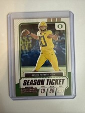 2021 Panini Contenders Draft Picks Football #11 - Justin Herbert - Oregon Ducks