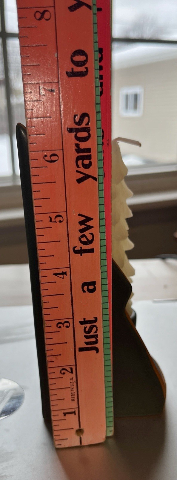 Pair Green Ceramic Christmas Tree Candle Holders