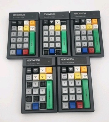 Lot Of 5 Genovation ControlPad CP24 Programmable Keypad Model 5981
