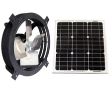 U.S. Sunlight 25 Watt Solar Gable Fan