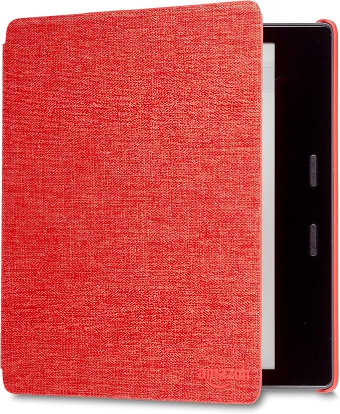 Kindle Oasis Leather Cover, punch red-image
