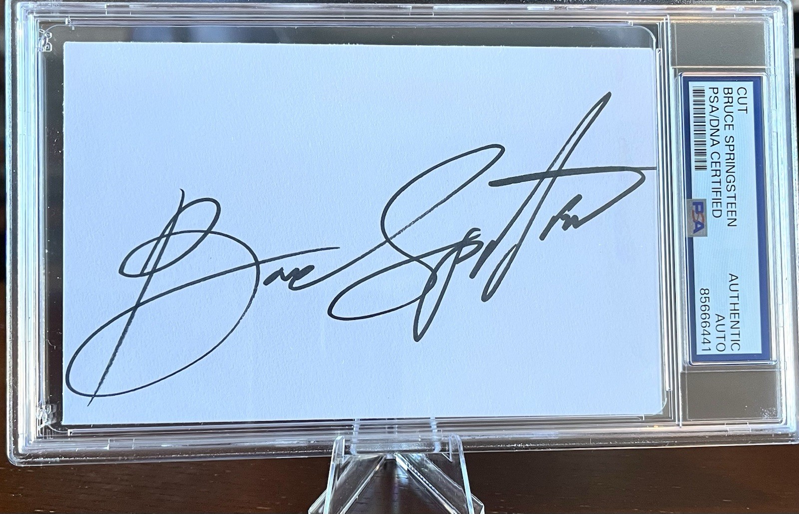 BRUCE SPRINGSTEEN Signed Autograph Cut Signature PSA/DNA COA Born In The USA
