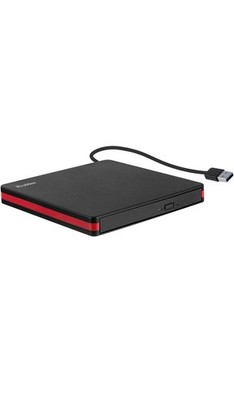 Rioddas Externes CD Laufwerk, USB 3.0 Portable CD/DVD +/-Rw Drive Slim D