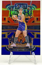 2024 Panini Select WNBA #74 Li Yueru Concourse Red & Blue Prizm /399
