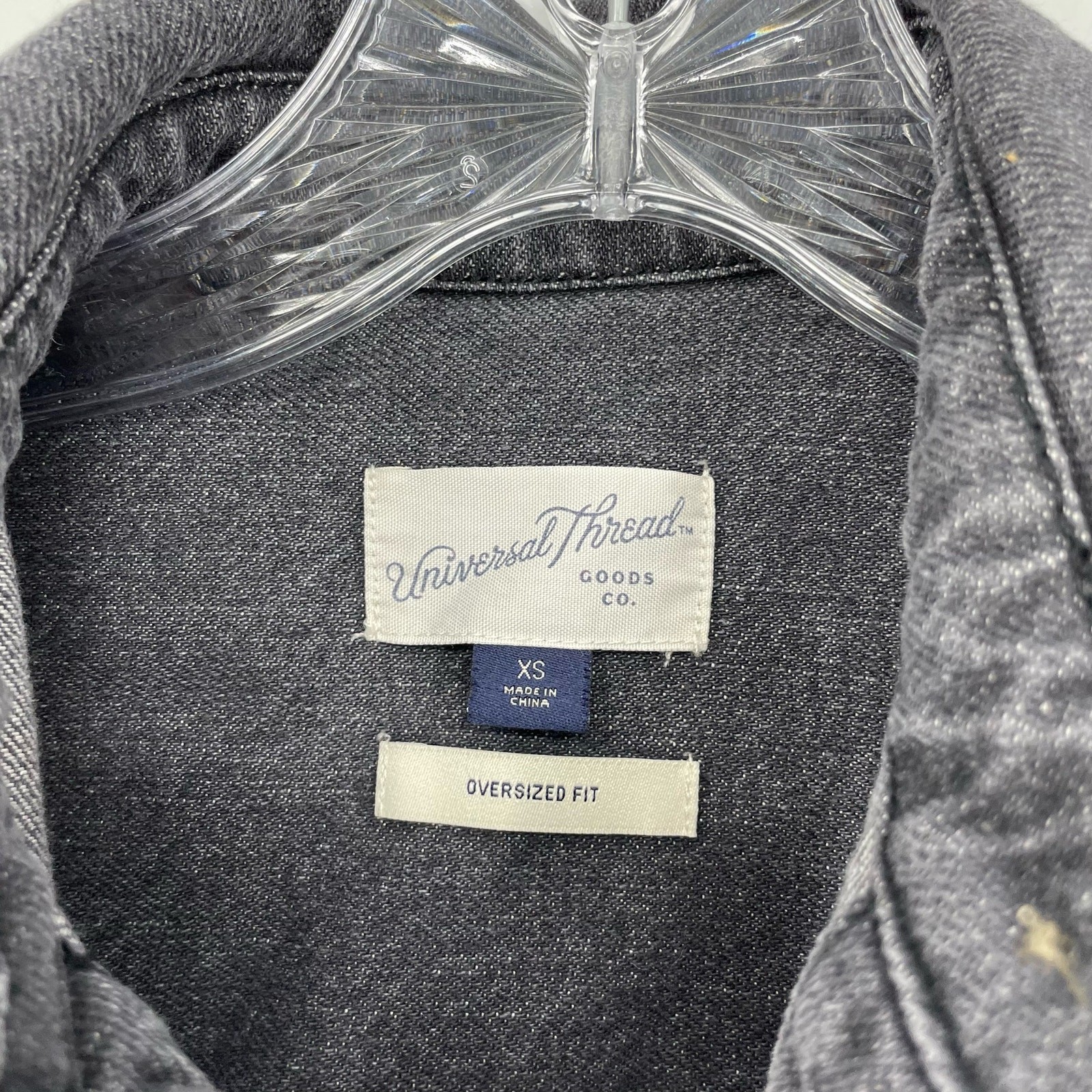 Universal Thread Oversized Button-Up Denim Jacket… - image 5