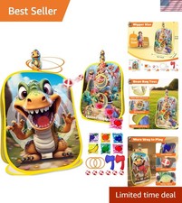 Interactive Dinosaur Bean Bag Toss with 20 Fun Pieces - Hours of Play for Kids 