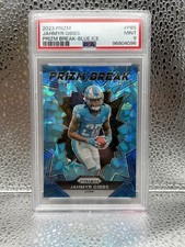 2023 Prizm Break Jahmyr Gibbs Blue Ice /99 PSA 9 Rookie RC #PB-5