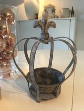 Adel Deko Gefäß Fleur de Lis Lilie antiker Stil