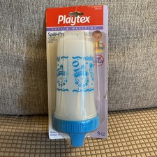 NOS 1997 Playtex 9OZ Toddler Plastic Baby Infant Spill Proof Training Sippy Cup
