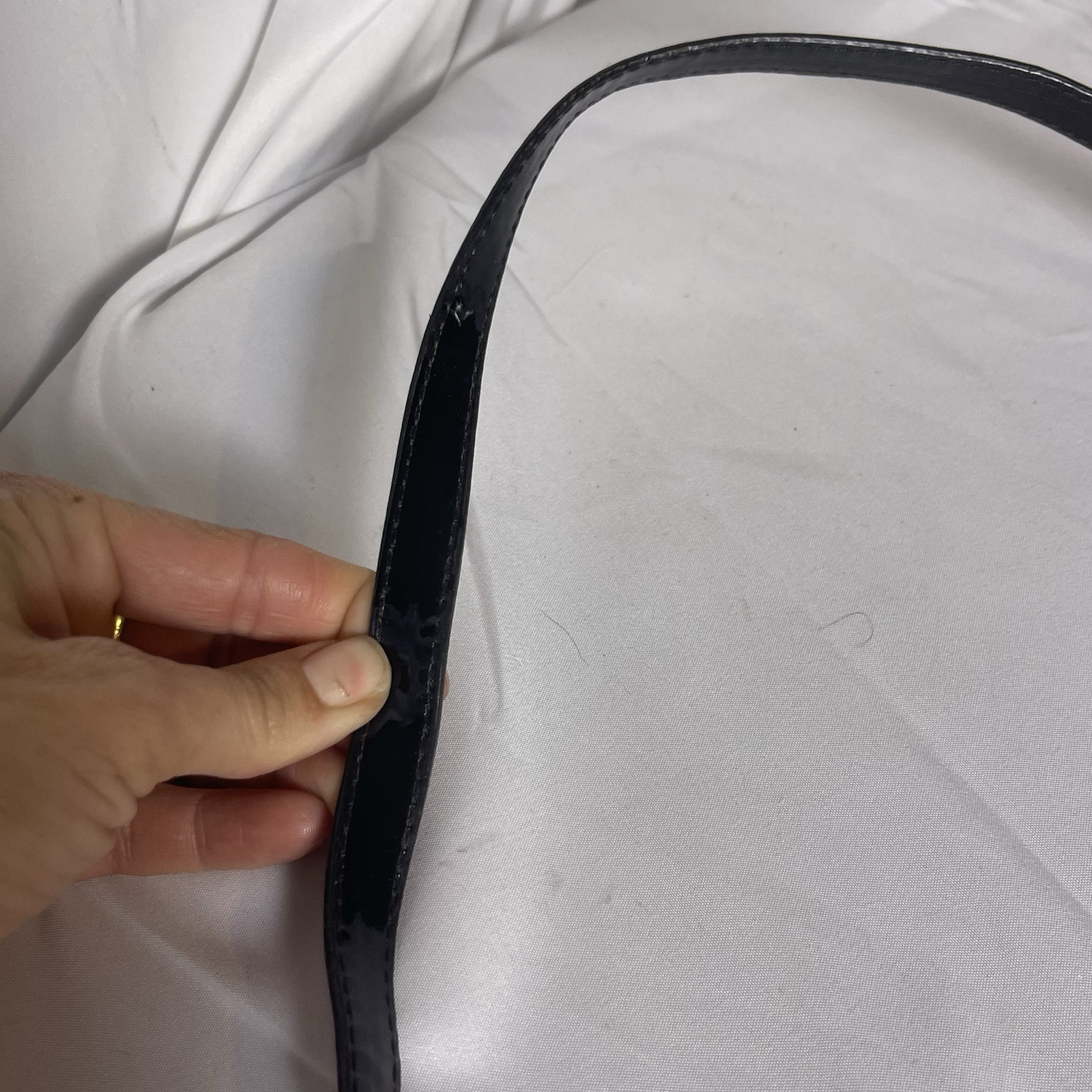 Vintage The SAK Black Clutch With Bow Handbag Purse