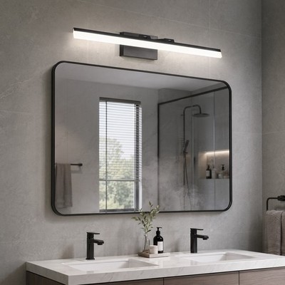 32 in Bathroom Modern 5CCT Dimmable LED Vanity Light Mirror Wall Sconce Fixture