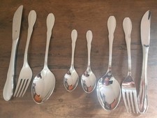 Wmf Cromargan Luxemburg Besteck 2.Pers.8 Teile (022)