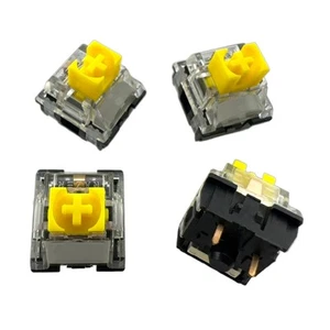 4 Pcs - Razer Garou noir V3 Commutateur de clavier mécanique jaune linéaire - US Stocks