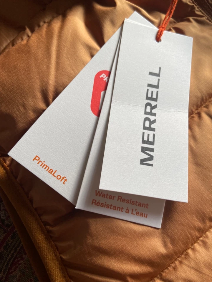 NWT Merrell Goose Down & Primaloft RIDGEVENT Thermal Vest Size S - Image 2 of 4