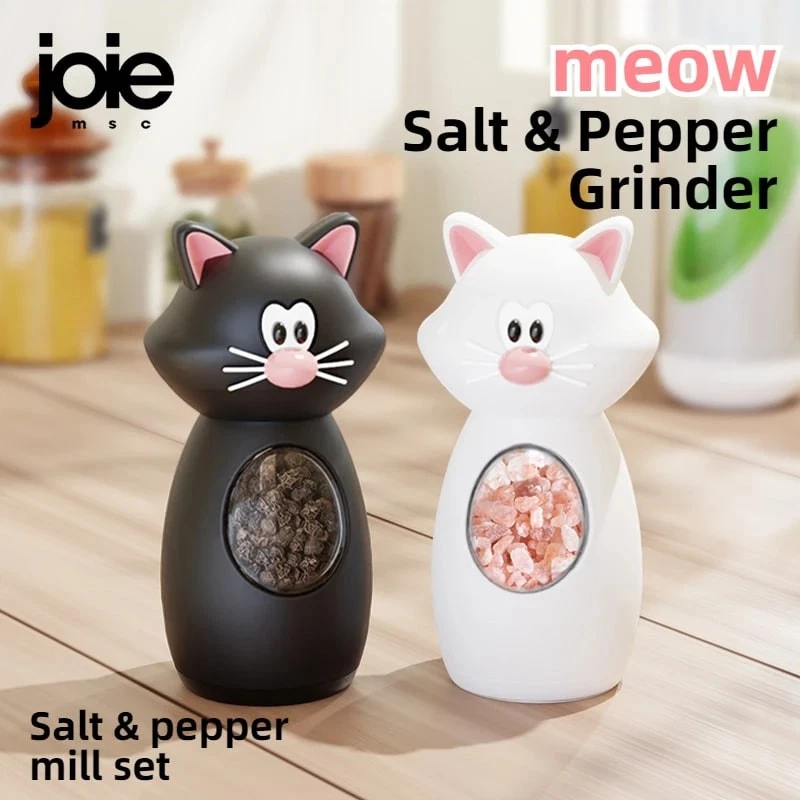 Ceramic Manual Spice and Pepper Grinder Set Adjustable Coarseness