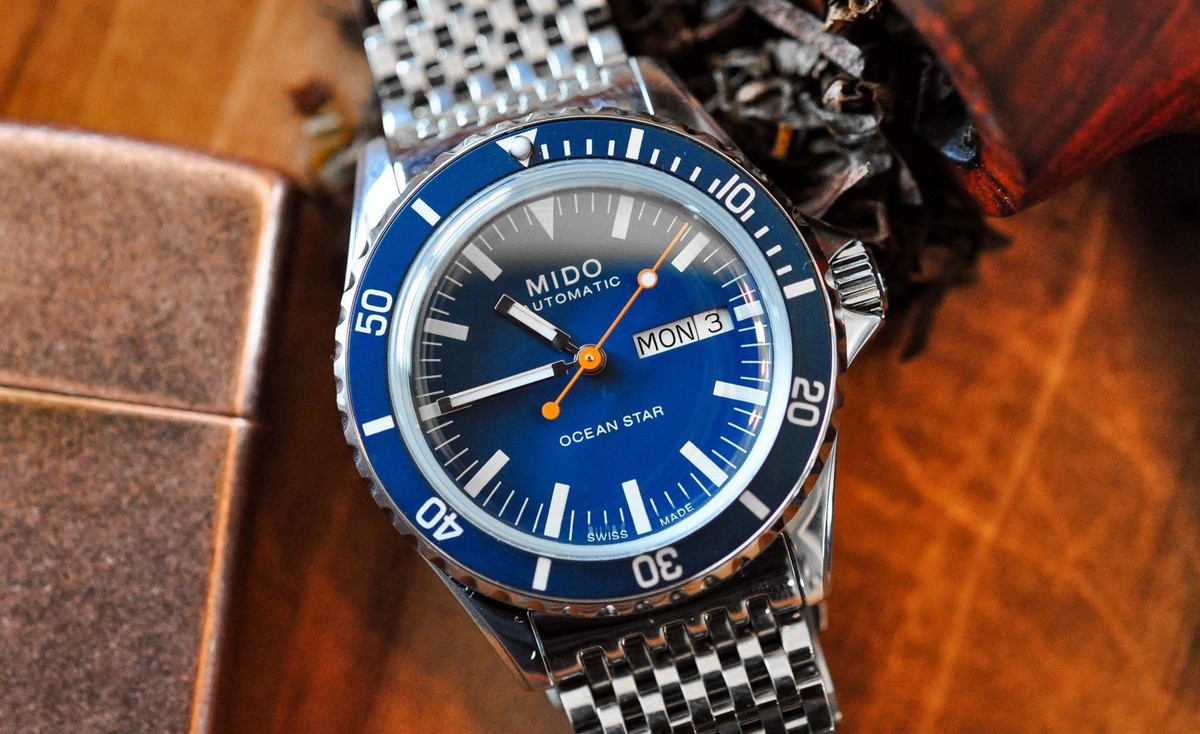 Basically Brand New | Mido Ocean Star Tribute Men's Watch Blue Dial, 40.5mm