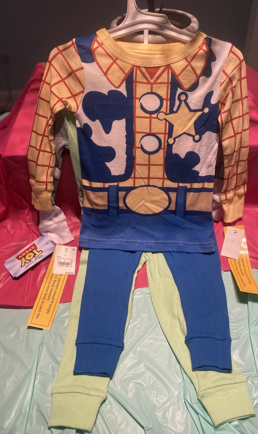 Disney Pixar Toy Story Adventures Little Sleepies Two-Piece PJ Set Size 2T