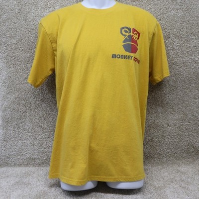 Monkey Sober Graphic T-Shirt Yellow Monkey Clowns Quote Streetwear Tee