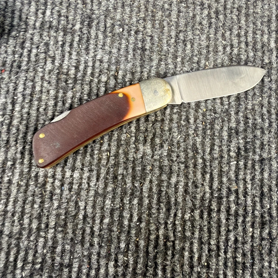 Cuchillo Plegable Schrader Vintage Old Timer Kickback #510T -- #2 Foto 4 de 4