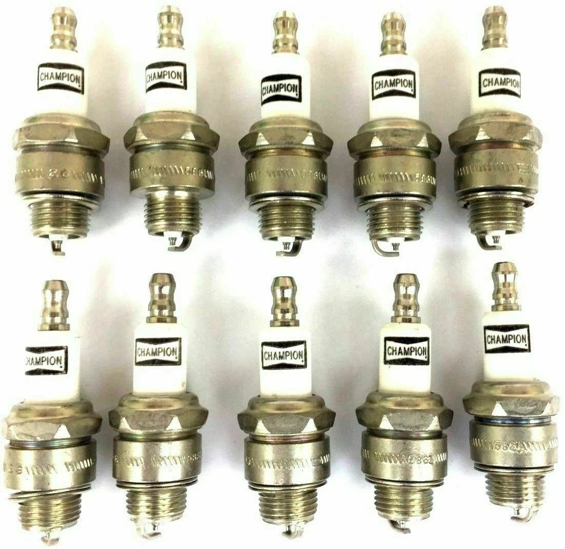 10 Pieces Champion Spark Plugs EZ for Home Garden Lawn Small Engine RJ19LM