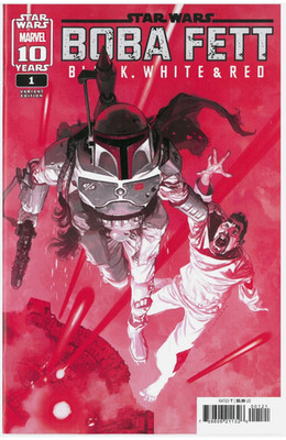 BOBA FETT BLACK WHITE & RED #1 MARVEL COMICS 2025 JOSEMARIA CASANOVAS VARIANT NM