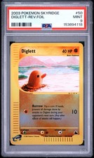 Diglett 50/144 Skyridge Reverse Holo PSA 9