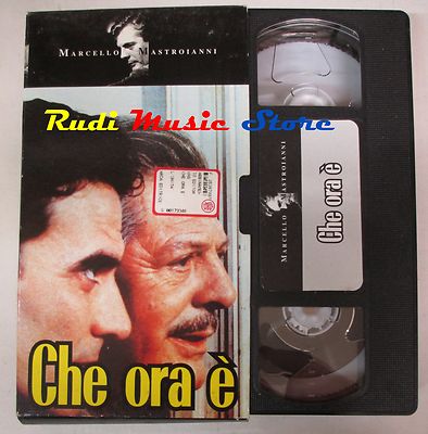 film VHS CHE ORA E' M. Mastroianni Massimo Troisi 1989 CARTONATA (F12*) no dvd*