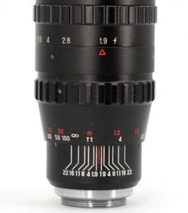 Cマウント COSMICAR 12.5㎜ F1.9 ブラック Cマウント COSMICAR 12.5㎜ F1.9 ブラック Cosmicar Television